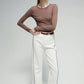 Crush Curve Ankle Jeans HJ052