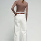 Crush Curve Ankle Jeans HJ052