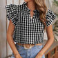 Gingham blouse