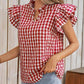 Gingham blouse