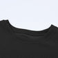Solid Textured T-Shirt and Drawstring Pants Set