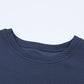 Solid Textured T-Shirt and Drawstring Pants Set